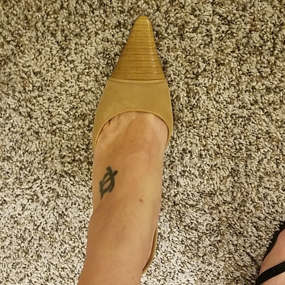 Chanel beige heels in original box with all the bo